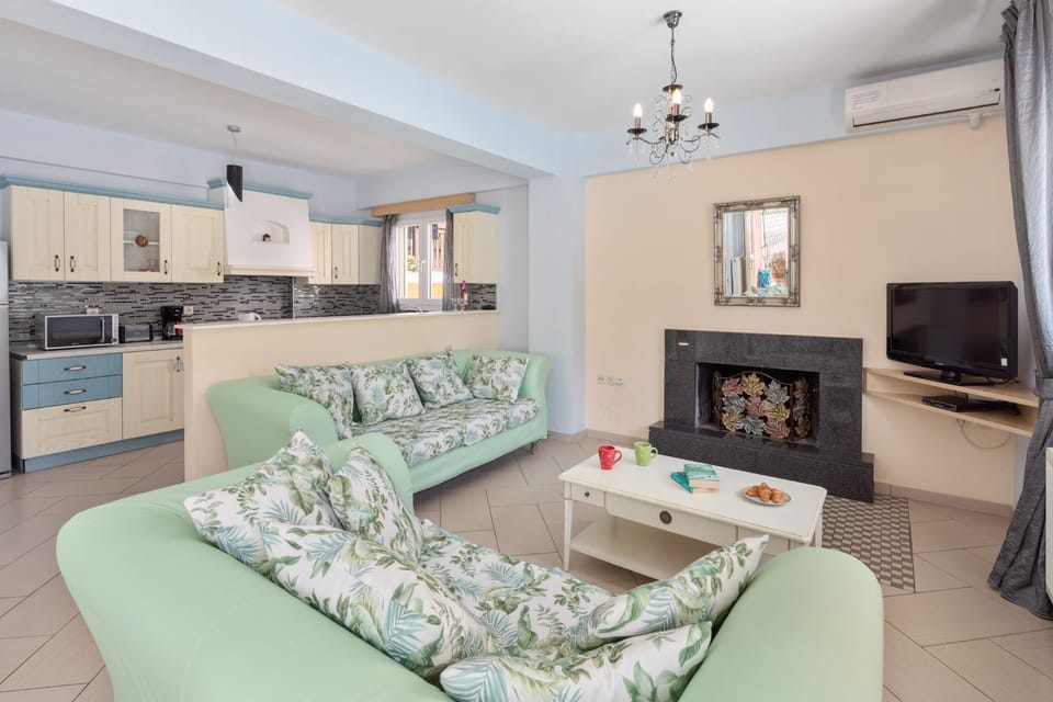 Colourful living area