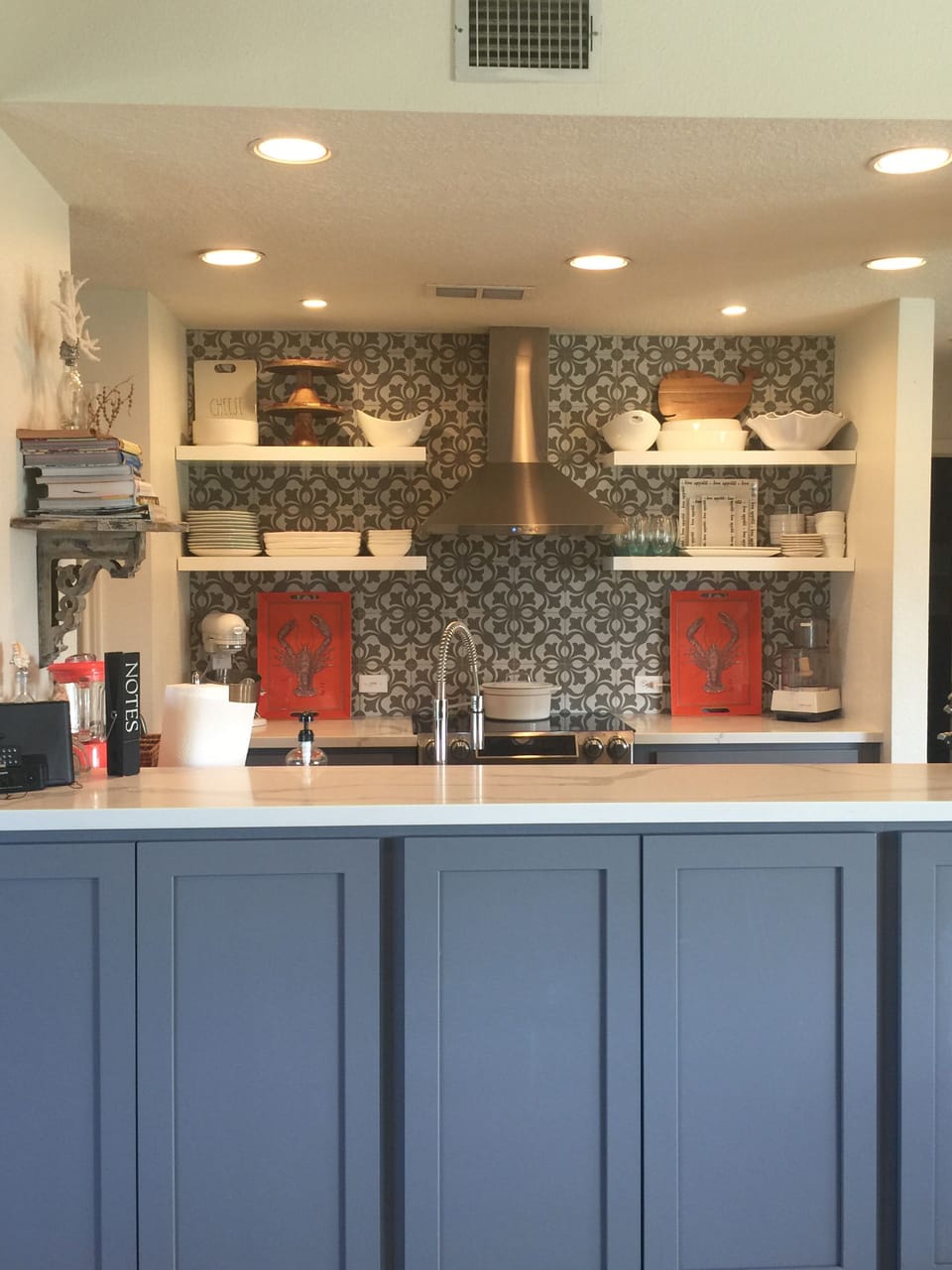 Newly remodeled kitchen