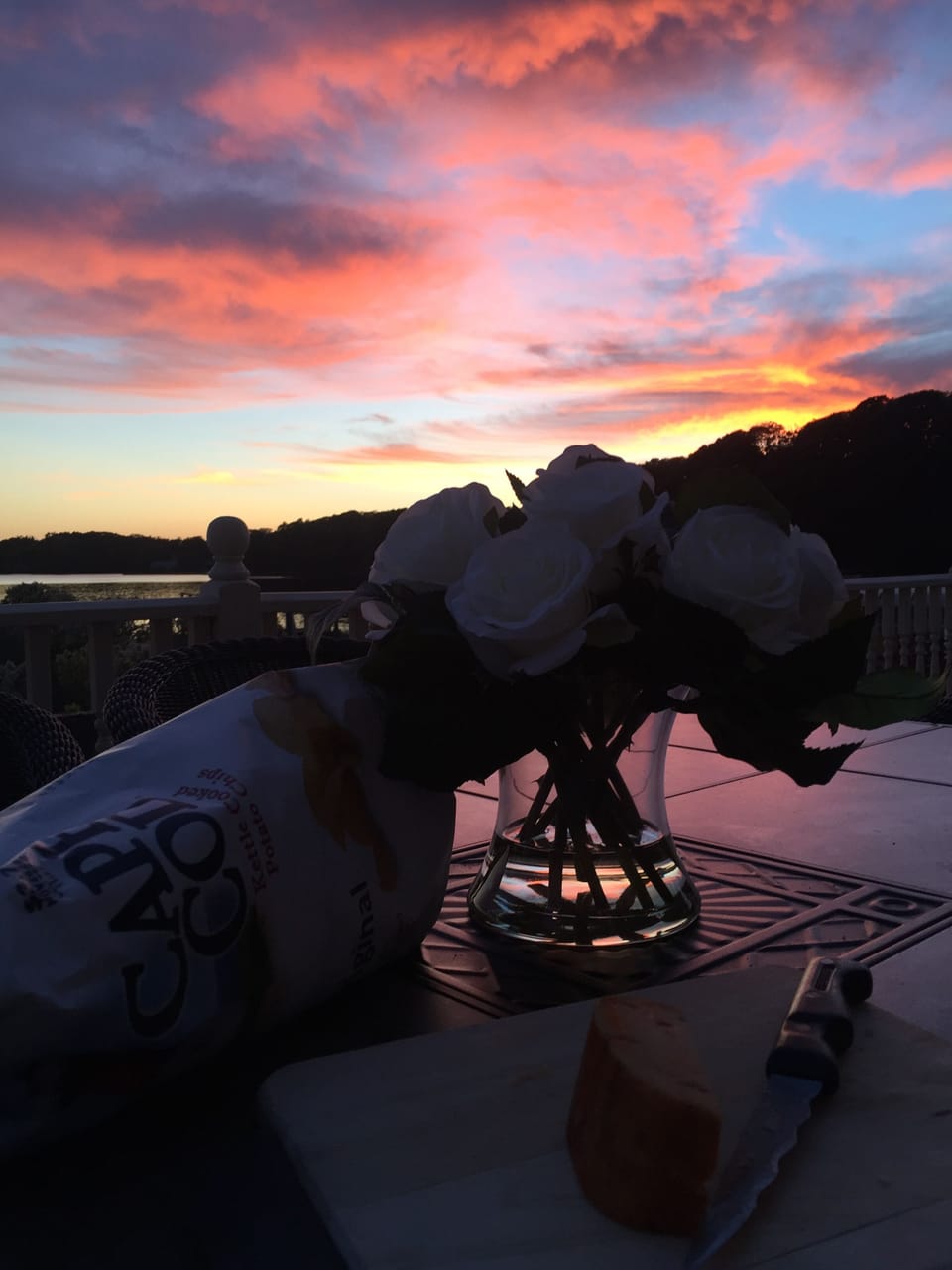 Perfect place for a sunset snack