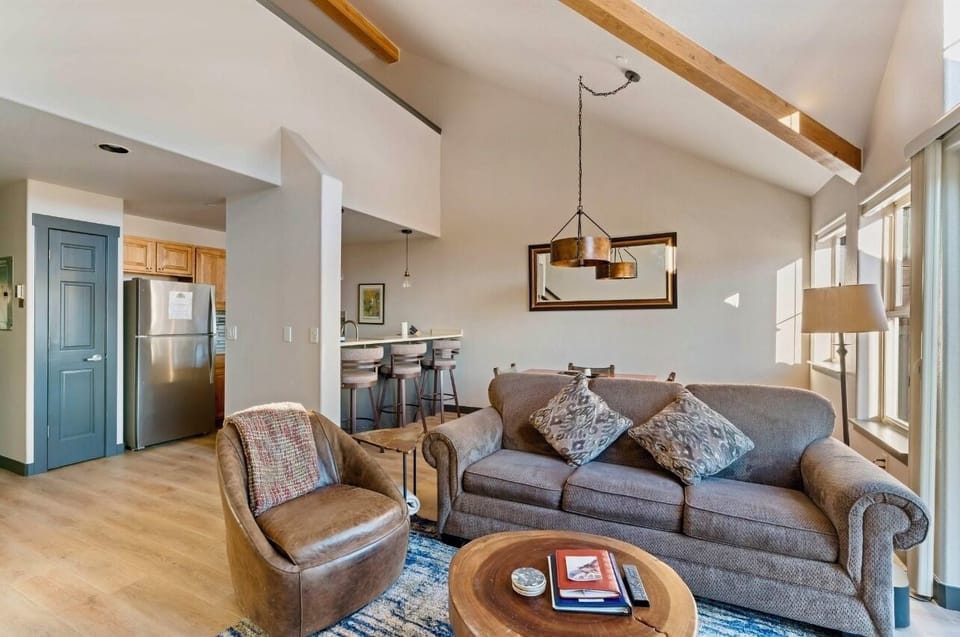 Open, light and comfortable Great Room with views.
