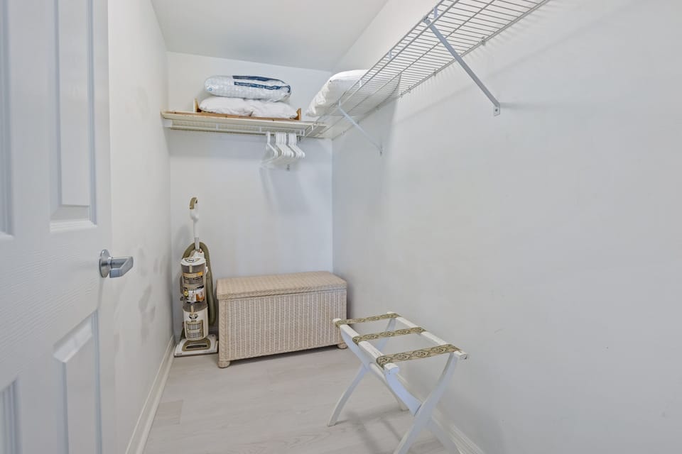 Walk-in closet.