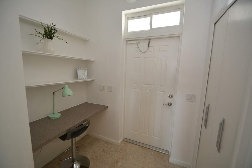 Planning desk off kitchen