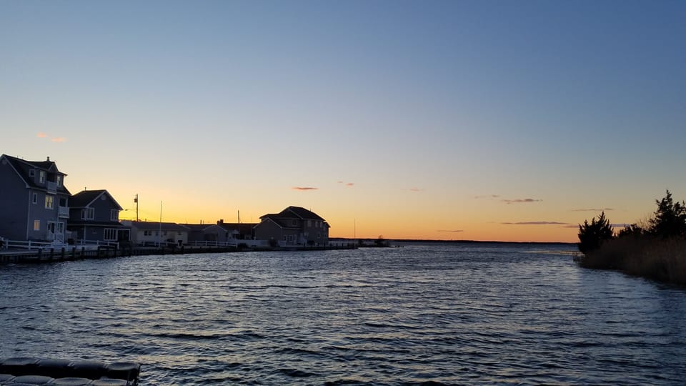 Sunset at 3rd Ave Barnegat Bay