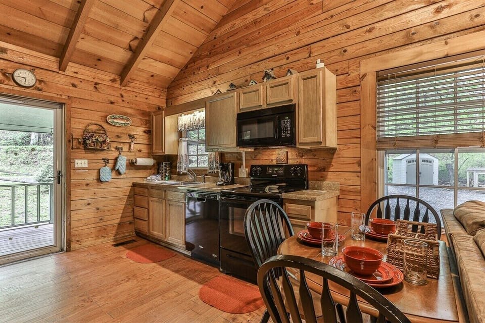 Open Space For Cooking And Dining