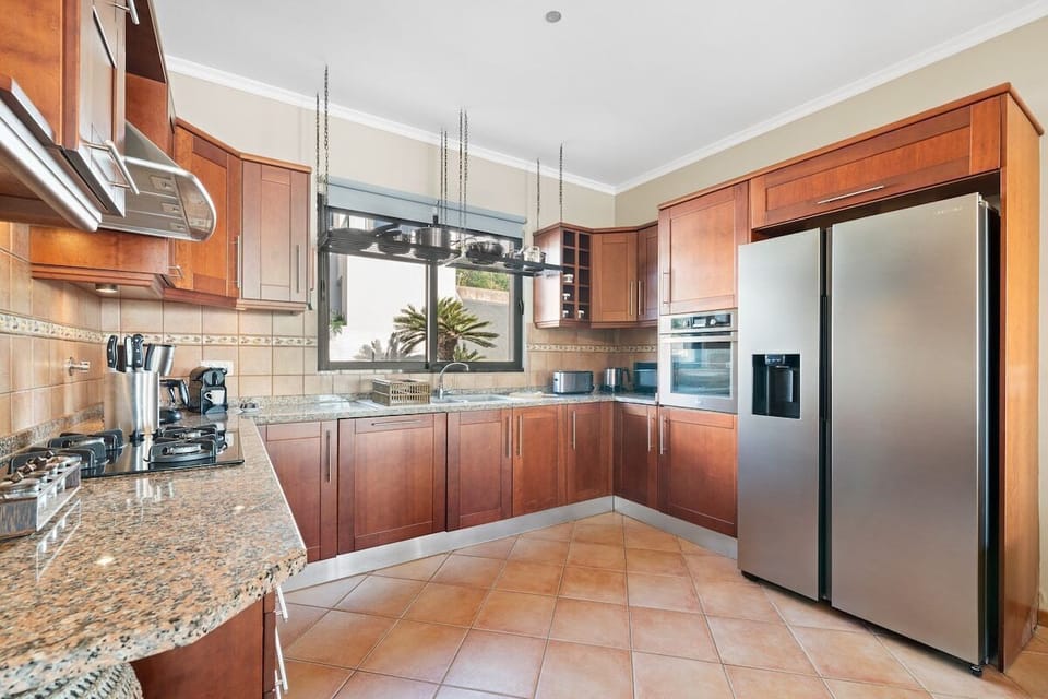 Open kitchen for cooking and sharing meals