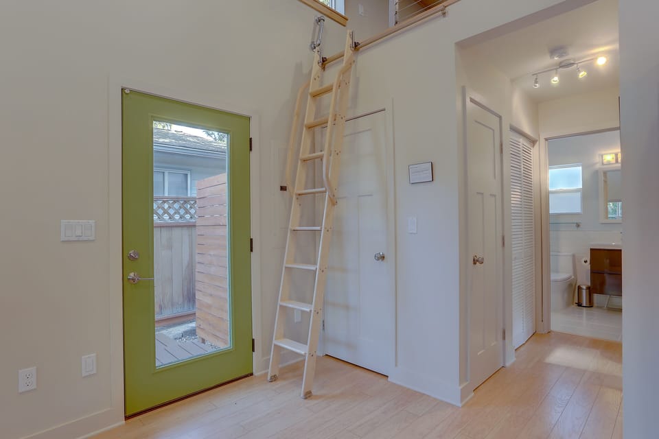 Loft Area is for Storage Only (there is no sleeping quarters)
