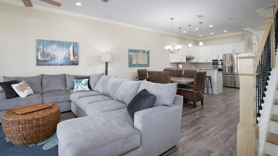 Living Room - The large, open floor plan makes this the perfect home for entertaining guests.
