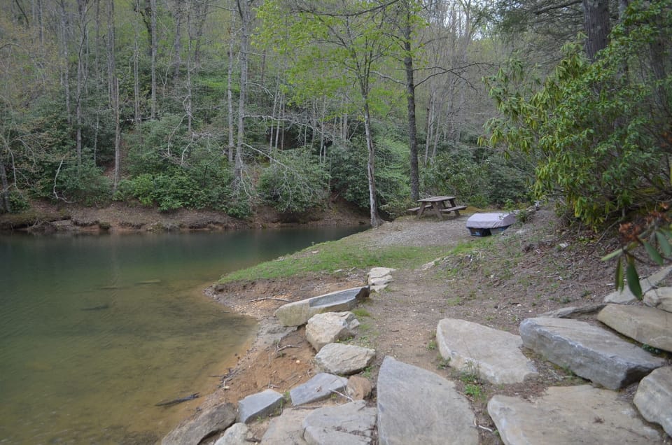 Private community lake access