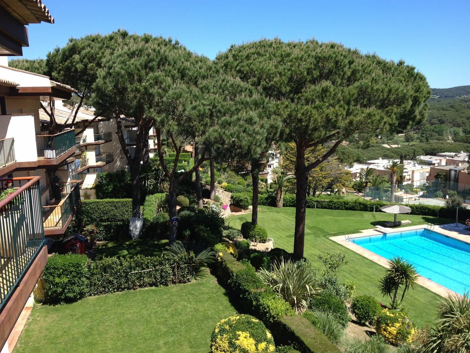 View of gardens