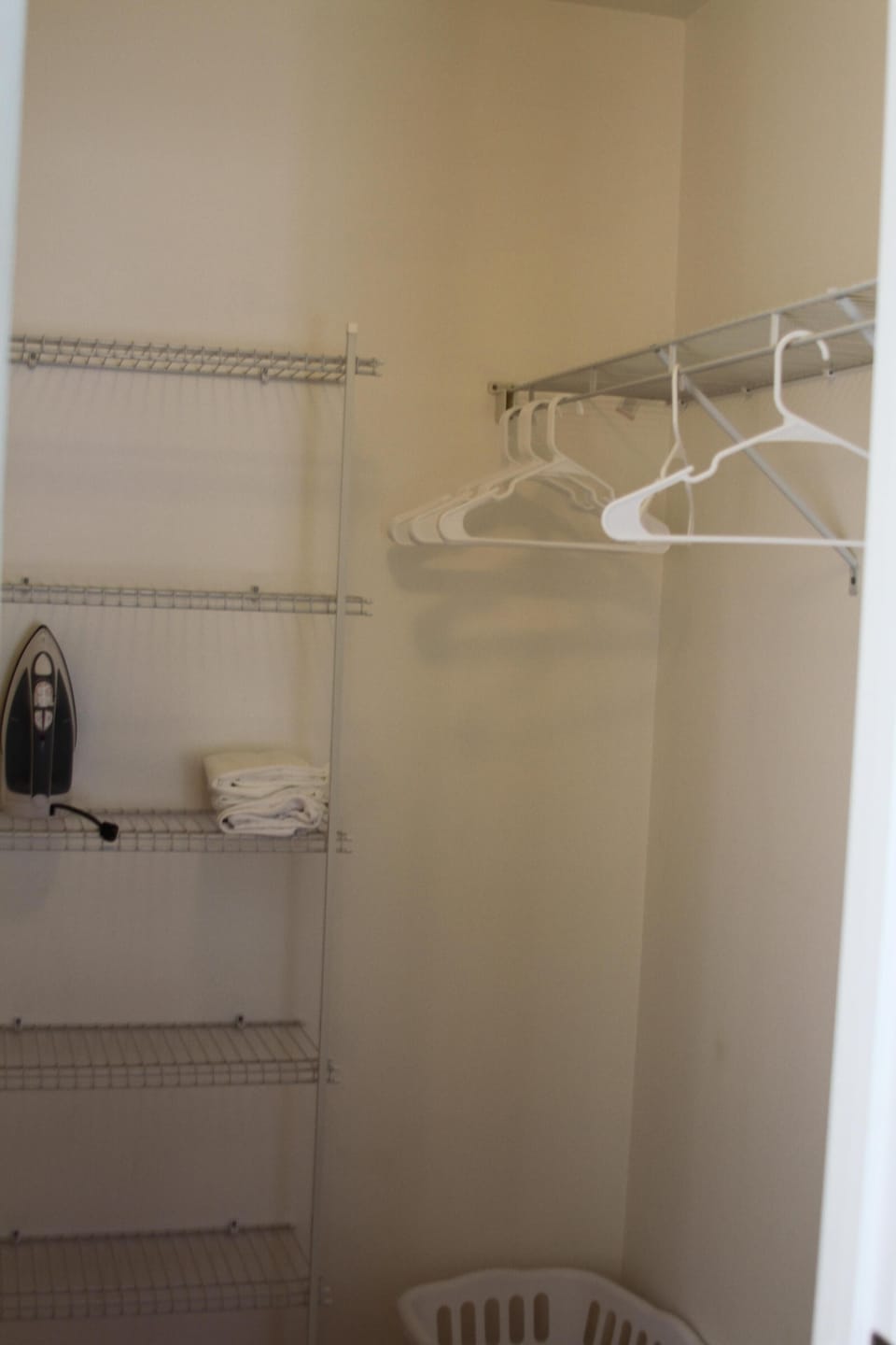 Large walk in master closet