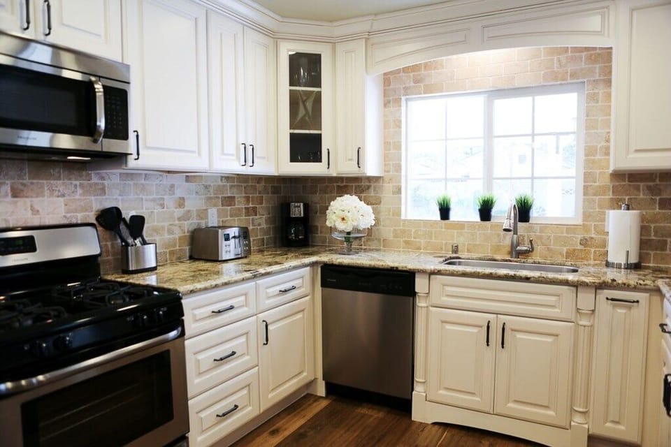 Partial Open Concept Custom Kitchen view 2