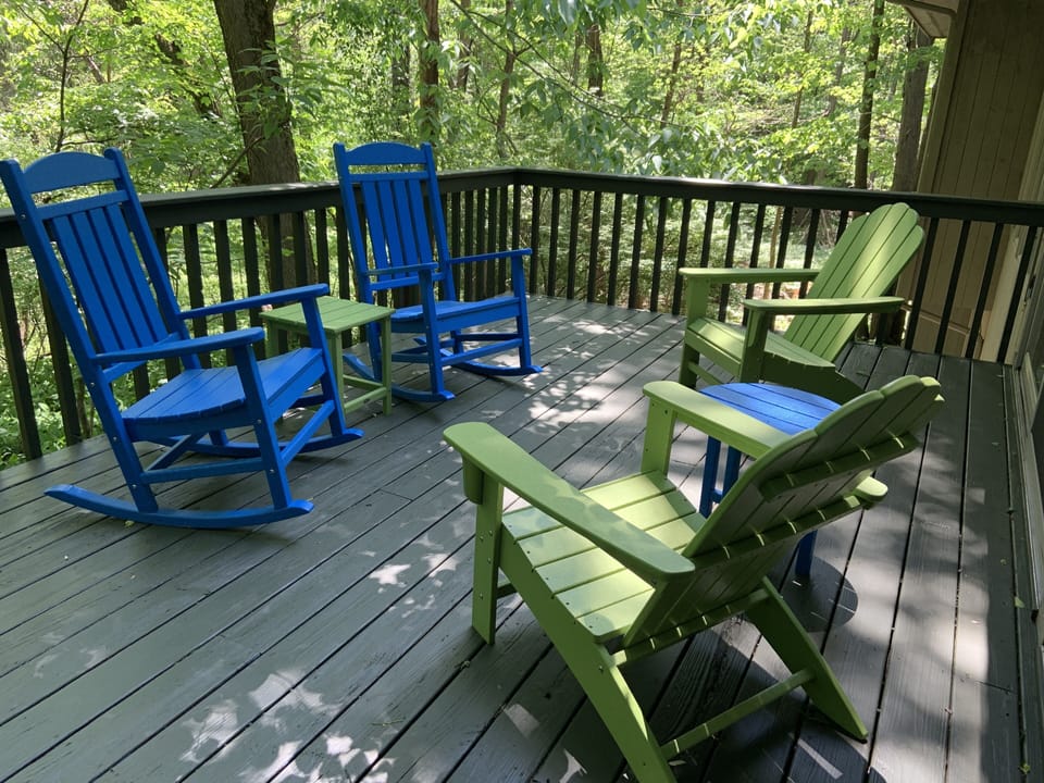 Deck off living room