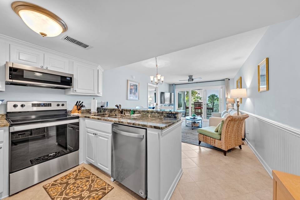 Open floor plan for easy living