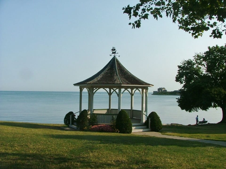 Gazebo at nearby Queen's Royal Park