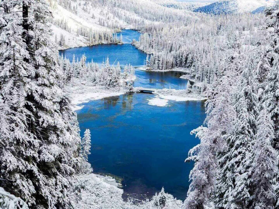Mammoth Lakes Basin in Winter