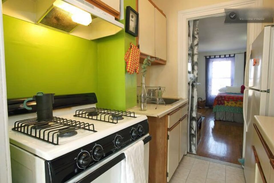  clean kitchen complete with every thing needed to prepare a nice meal