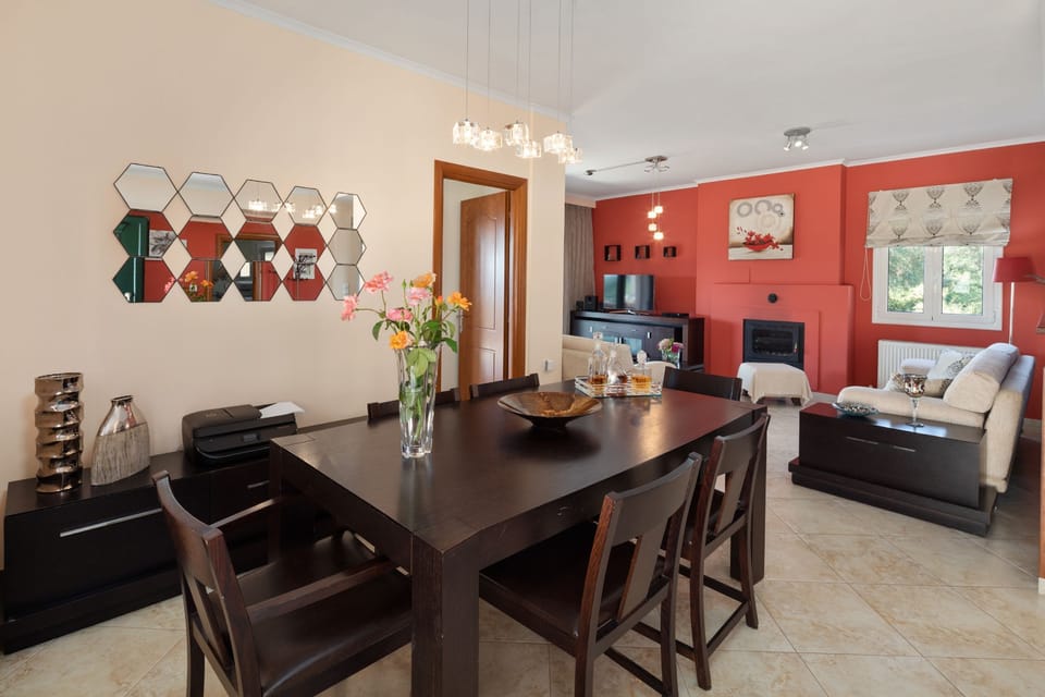 Stylish family dining area