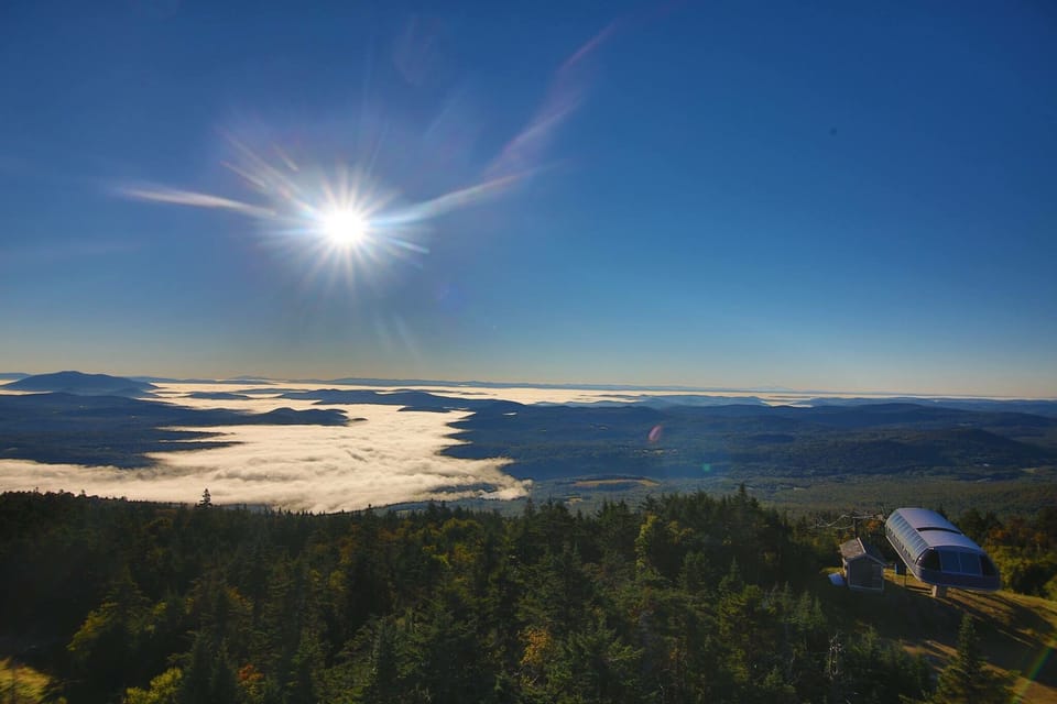 View from okemo- 20 minute drive from house 