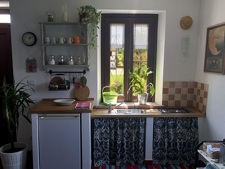 The kitchenette