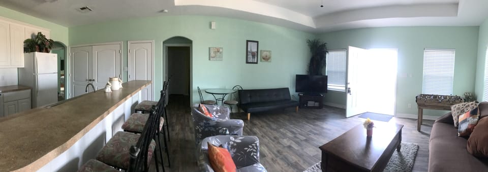 Living room with new floor. Feb,2022. 