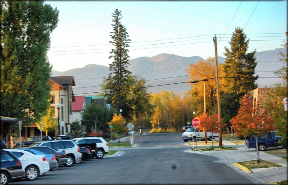 The Railway Loft is a block away from downtown Whitefish and local restaurant