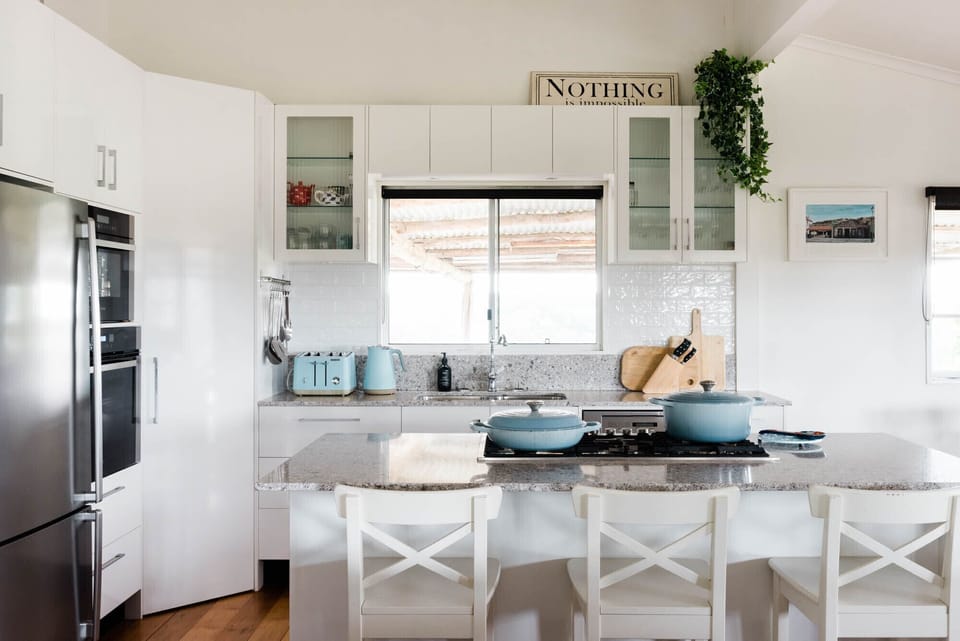 Quality kitchen equipment and cooking facilities in the cottage kitchen