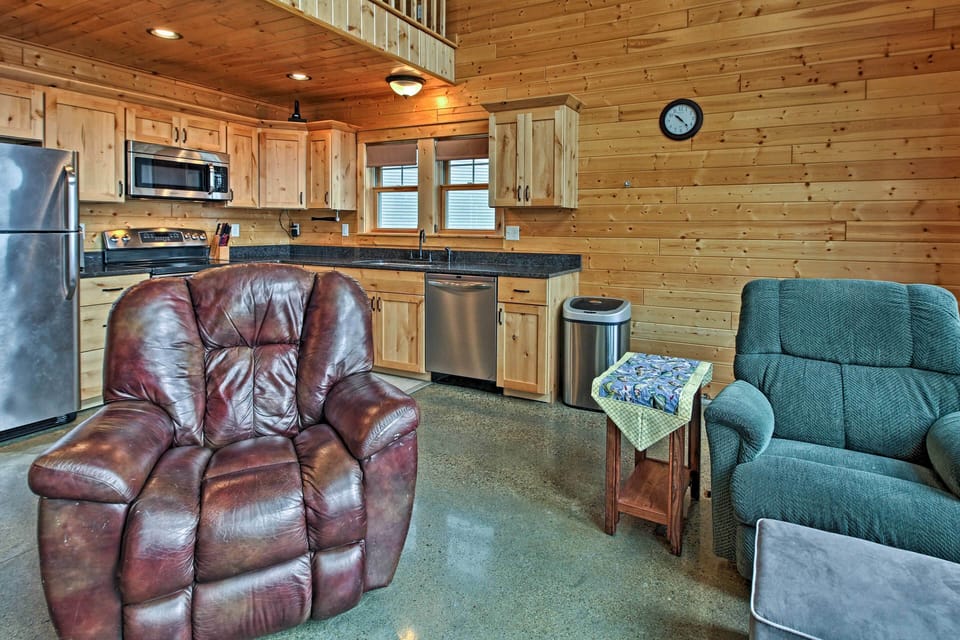 Ready your favorite book in these comfortable recliners.