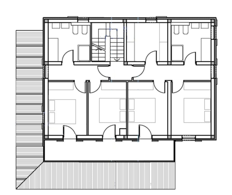 Ground plot second floor