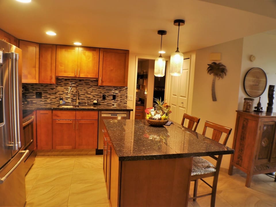 Remodeled kitchen