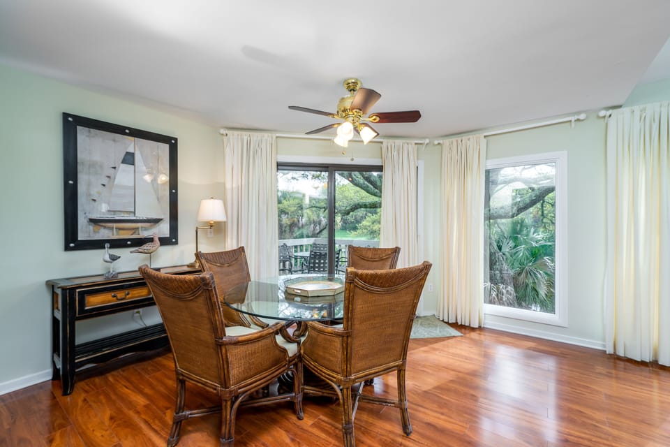 Adjacent dining area