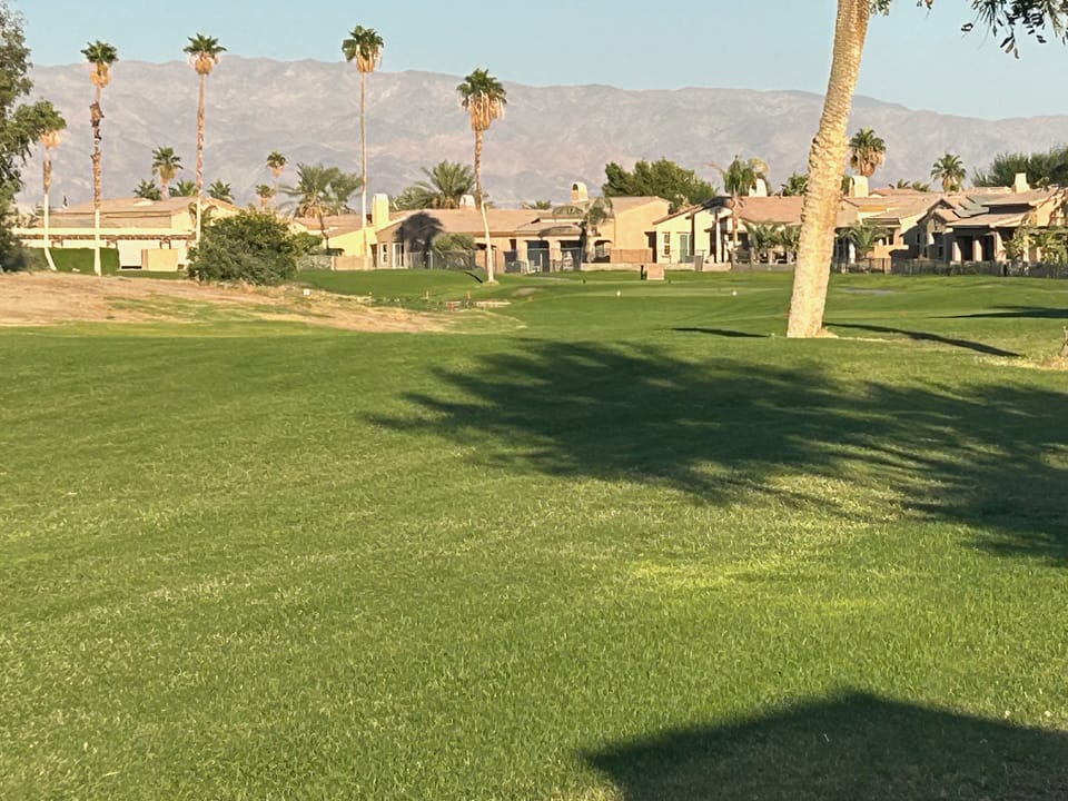 Golf course view from back patio
10th fairway