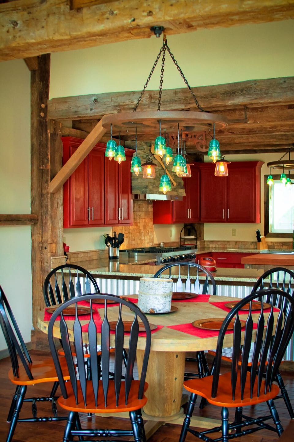 The dinning room