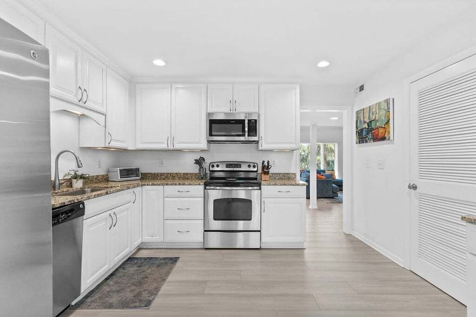 Well appointed bright and airy kitchen