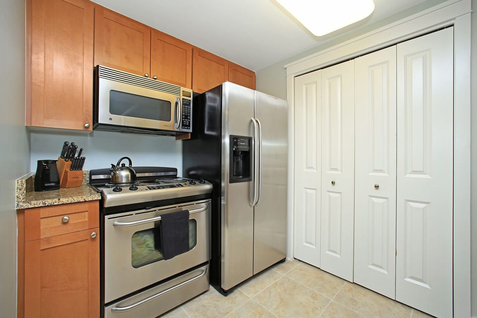 The kitchen has everything you need to make a gourmet meal!  