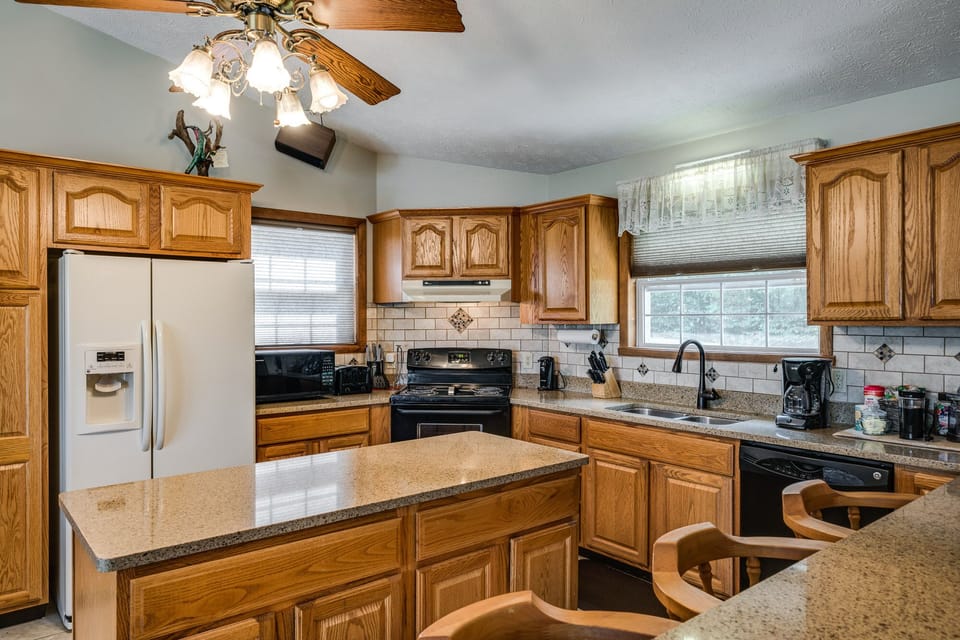 Updated appliances and full house water filter for pure fresh water