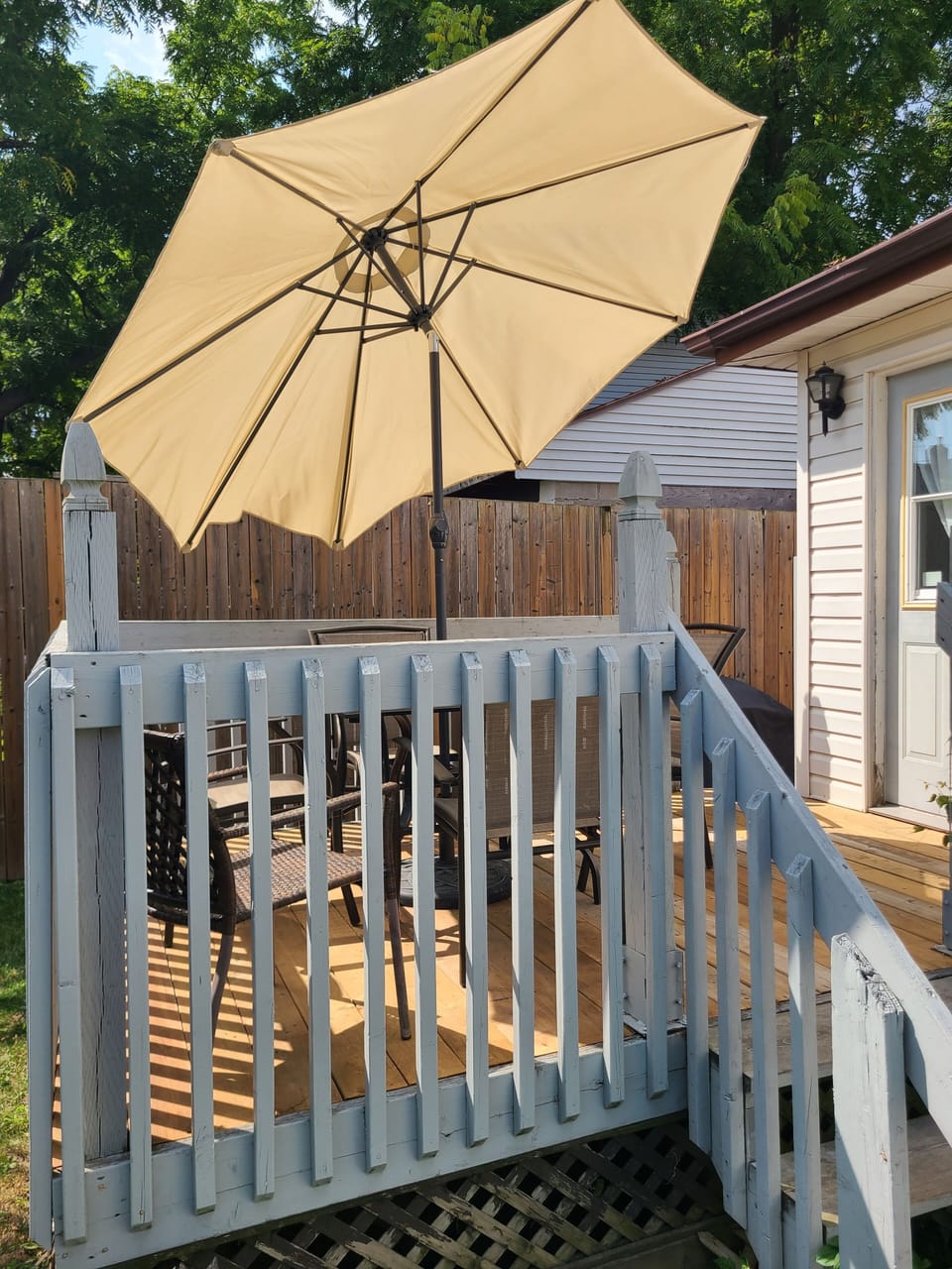 Backyard Patio - This is your private space 