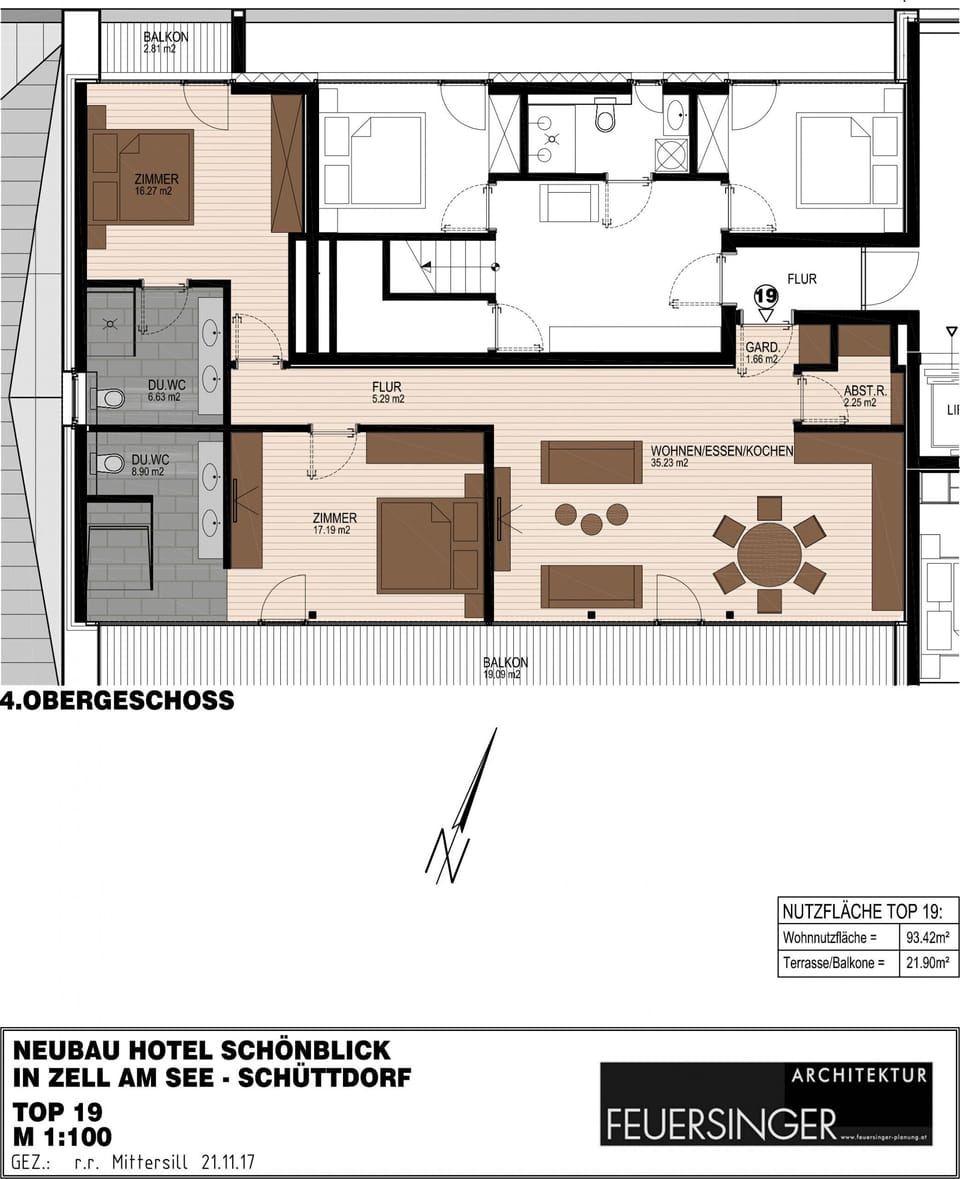 Top_19_Grundrissplan_Schönblick Residence