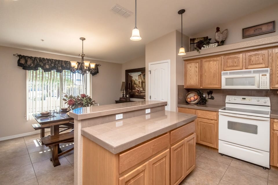 Plenty of counter space for cooking and entertaining