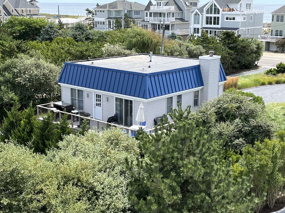 Newly renovated exterior and decking 