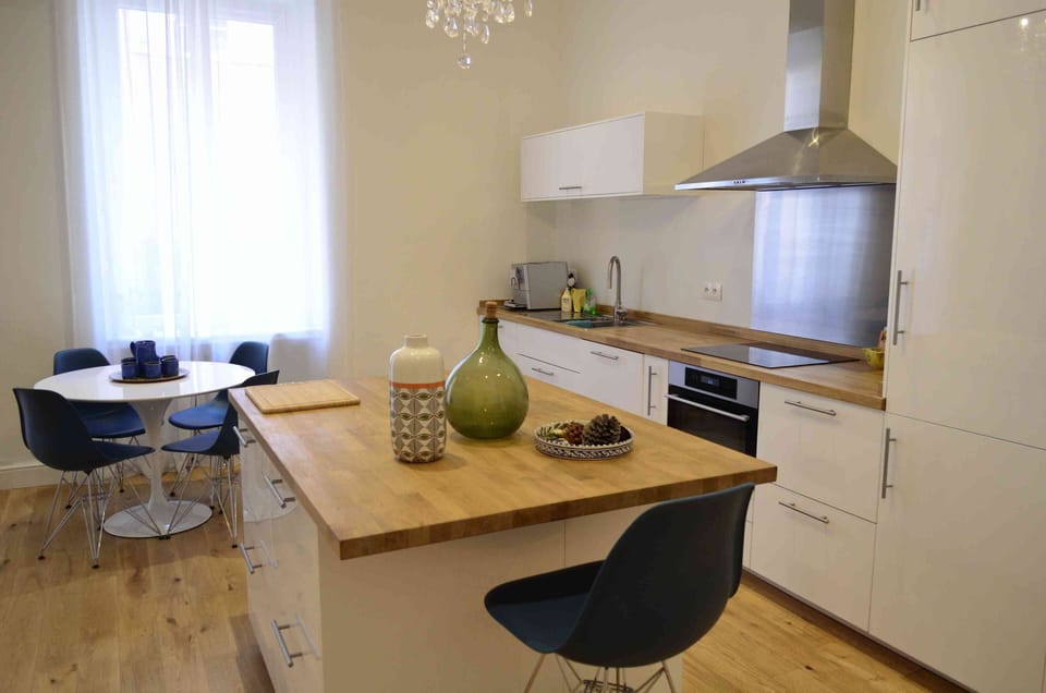 fully and newly equipped kitchen