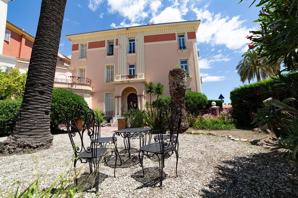 a patio to enjoy...