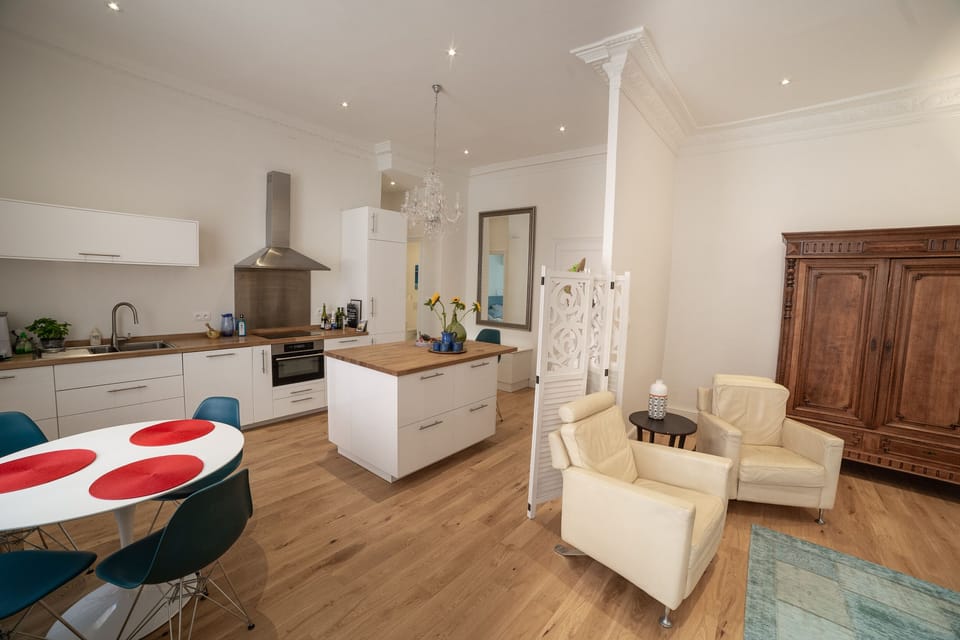 view from the balcony