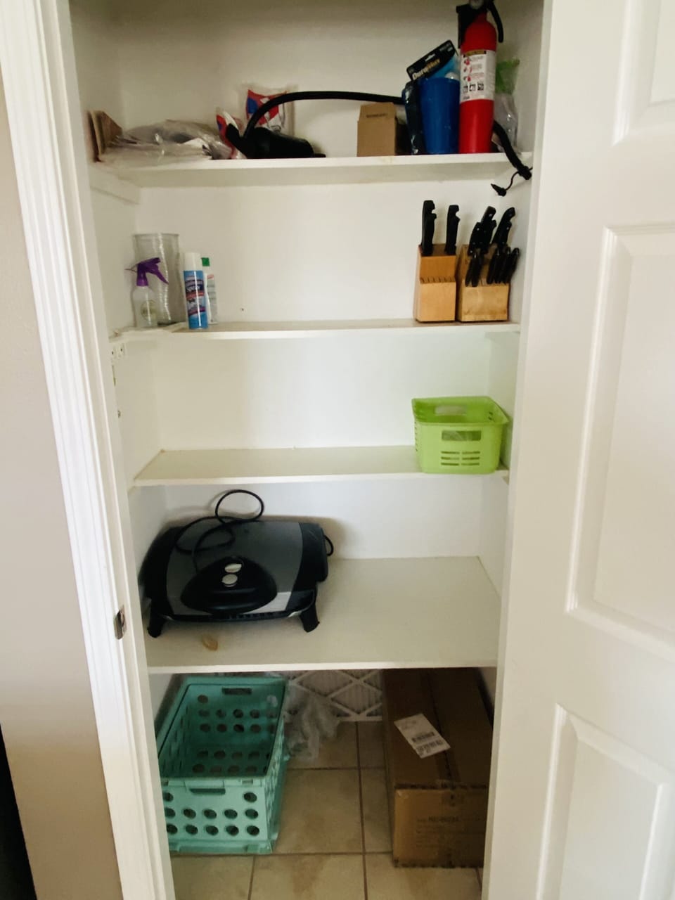 pantry with plenty of room for snacks!