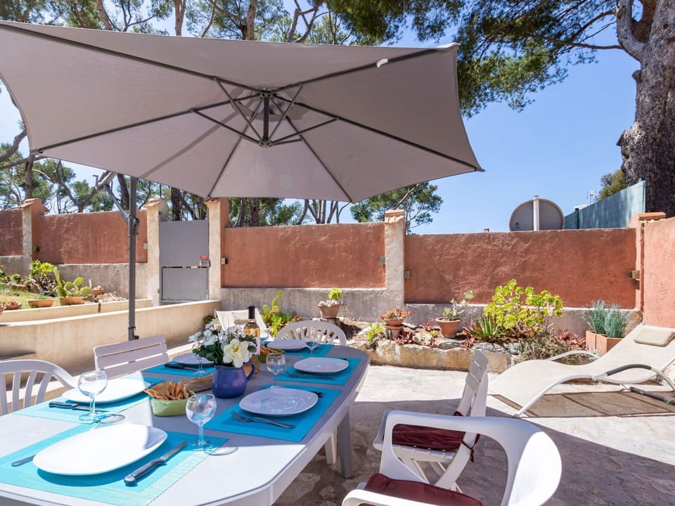 Plant, Furniture, Table, Property, Building, Tree, Azure, Sky, Shade, Outdoor Table