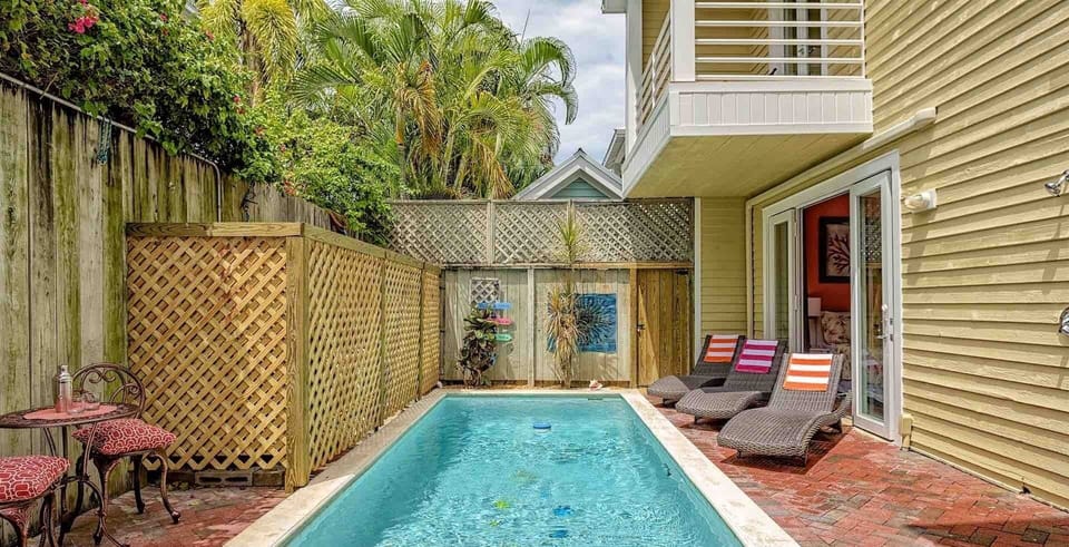 The private pool can be heated in the cooler months to your liking for $20/day...