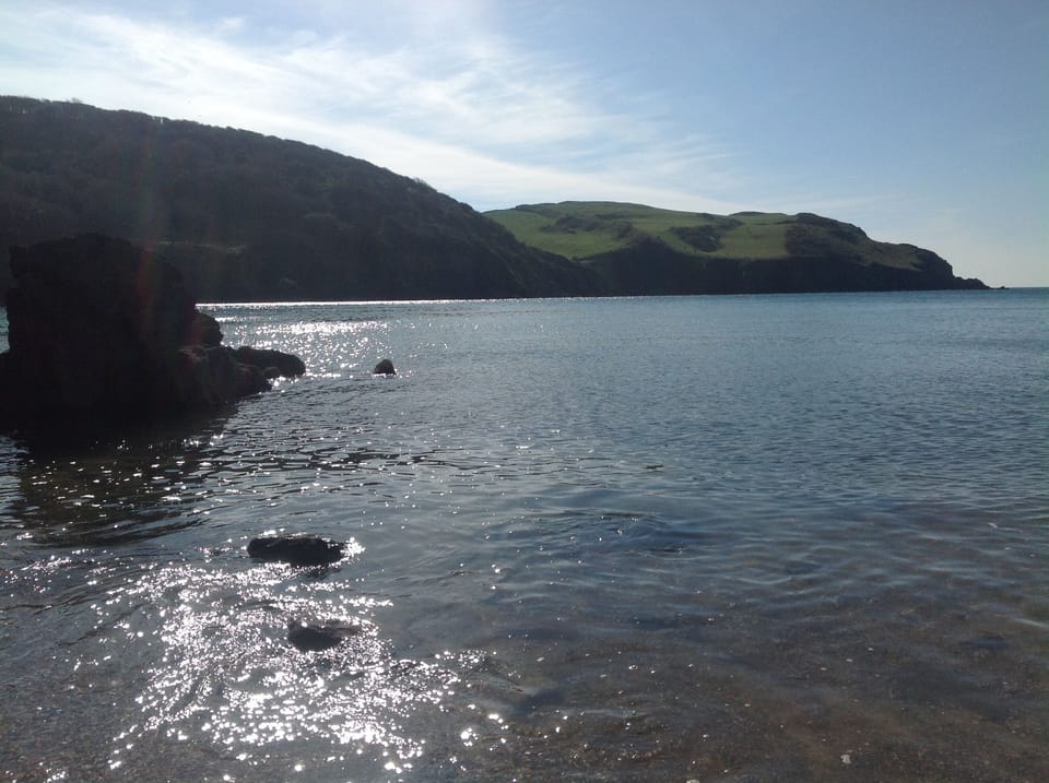 A beautiful spring day on Harbour Beach