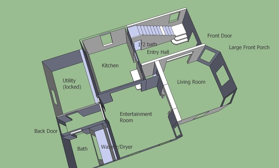 Down stairs model