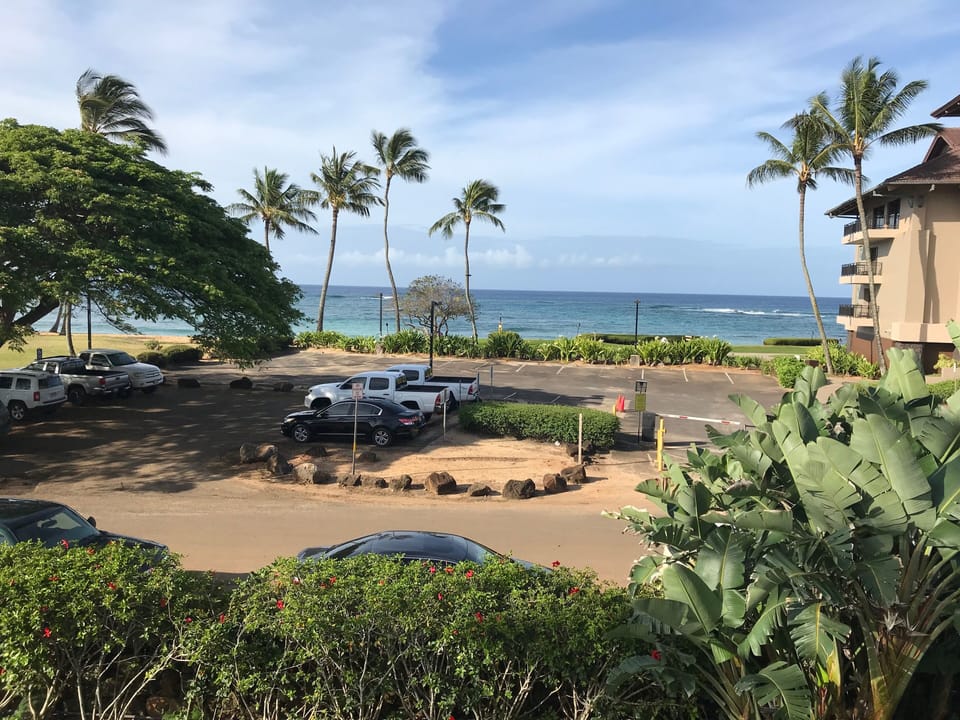 Ocean view from lanai