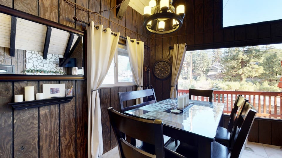 Views from the dining area are wonderful