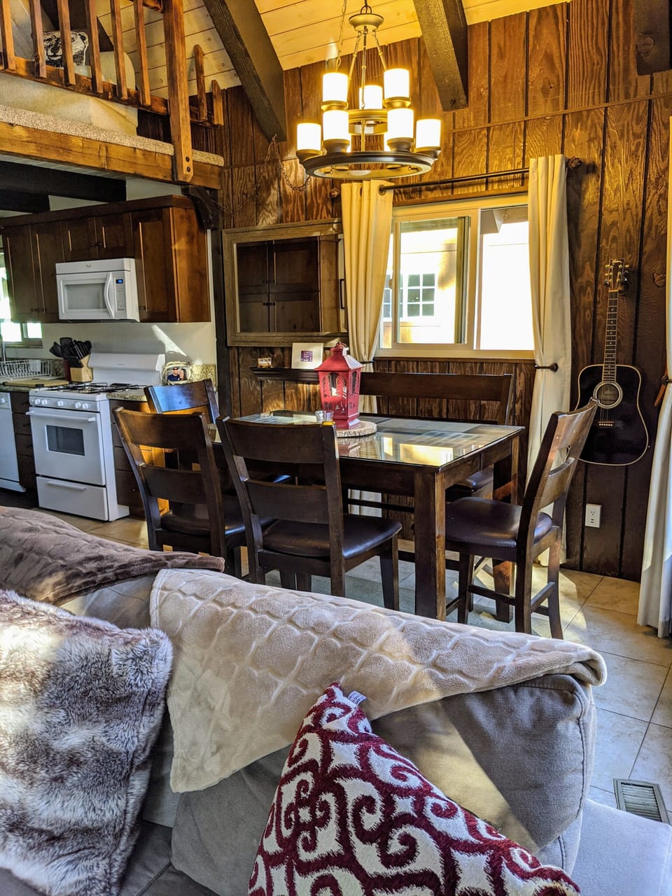 6 top dining perfect for a home cooked meal and game night